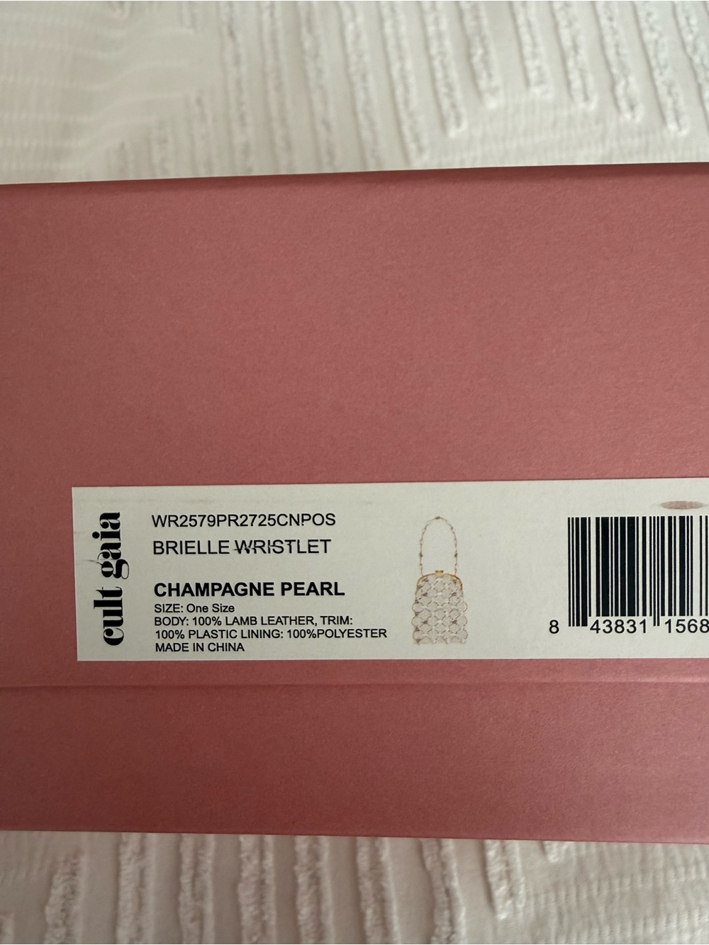 Cult Gaia Brielle Pearl Bag BRAND NEW - Picture 3 of 9